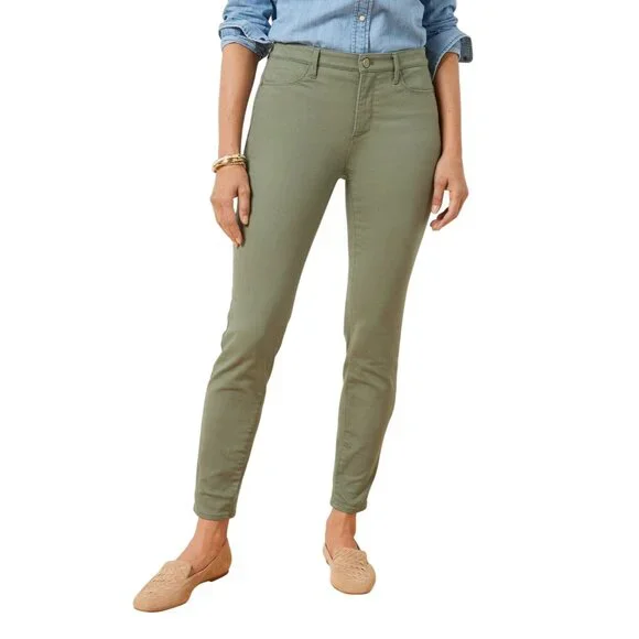 Talbots Jeans Talbots Pocket Stretch Jegging In Laurel Green